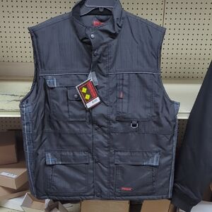 Men's Black Work Vest